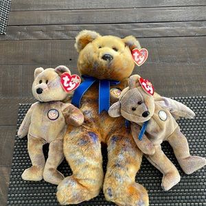 Clubby III Three Beanie Babies